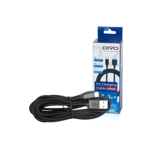 Cable OTVO 3m – USB A a Tipo C para PS5 (Charging Cable)