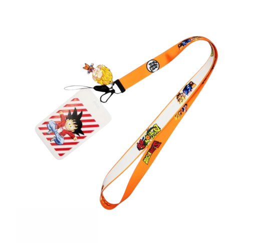 Lanyard Porta Carnet Dragon Ball – Edición Saiyan