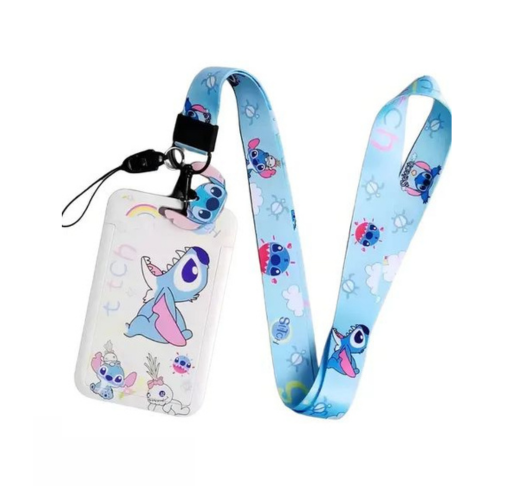 Lanyard Porta Carnet Stitch – Diseño Exclusivo