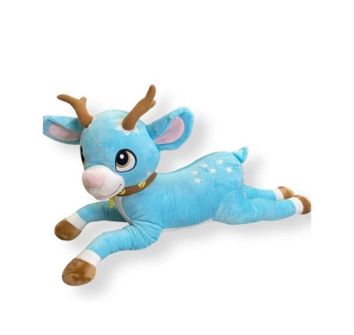 Peluche Reno Azul Fantastic – Coleccionable