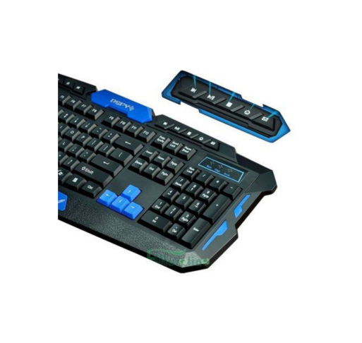 Combo Teclado y Mouse HK8100 – Eficiencia para Trabajo y Gaming