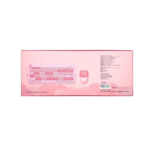 Teclado Geezer – Retro Clicky con RGB – Rosado