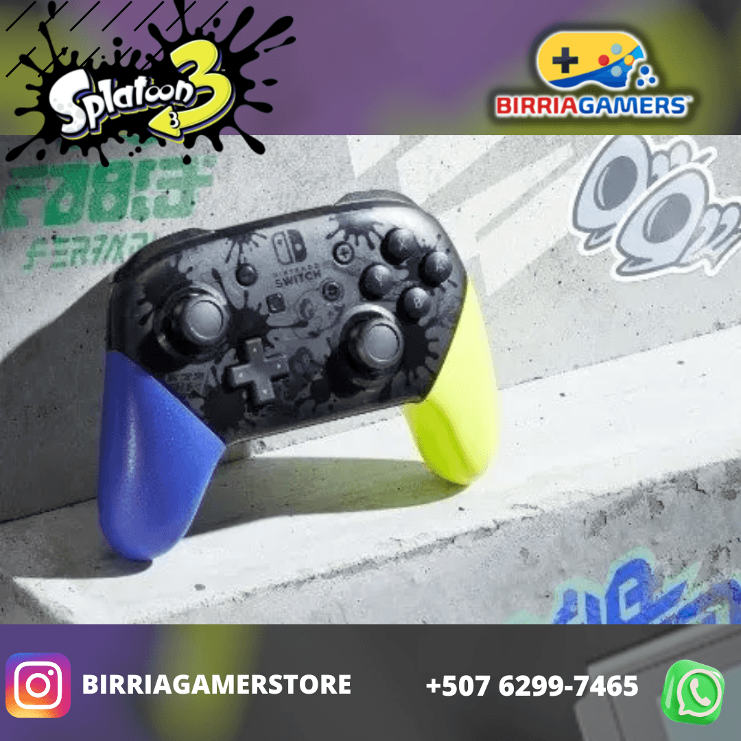 Control Mando Pro Splatoon 2 Nintendo Switch