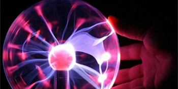 Lámpara de Plasma Roja – Bola de Plasma Decorativa con Efectos Eléctricos