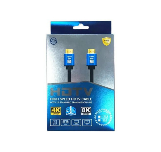 Cable HDMI 3M V2.0 4K – Caja Zoecan