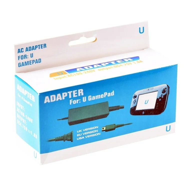 Cargador de GamePad Wii U 7.5V 1.6A AC100-240V