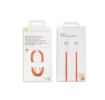 Cable Tipo C a Tipo C IP 60W – Compatible iPhone 17