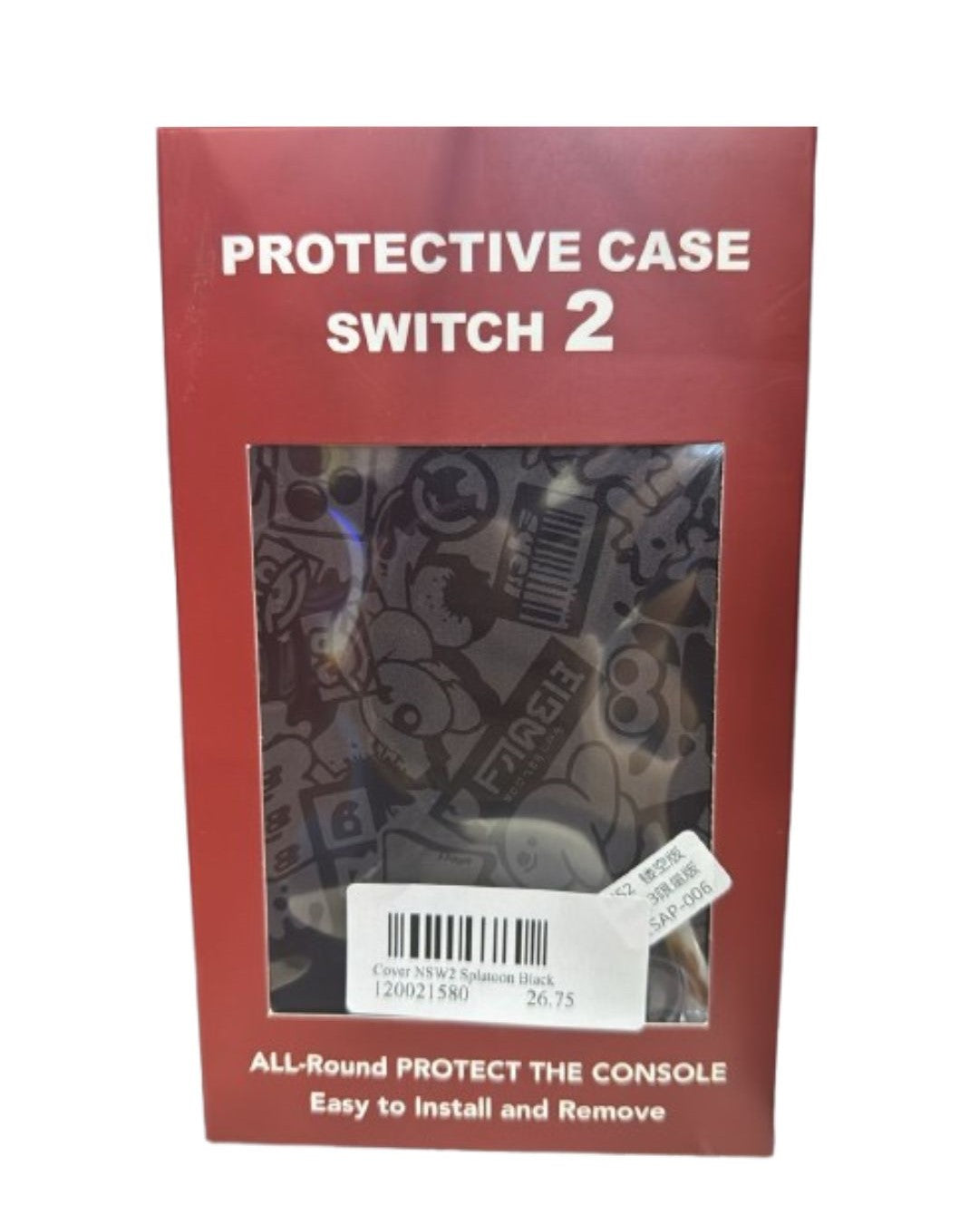 Cover Protector Nintendo Switch 2 – Splatoon Black