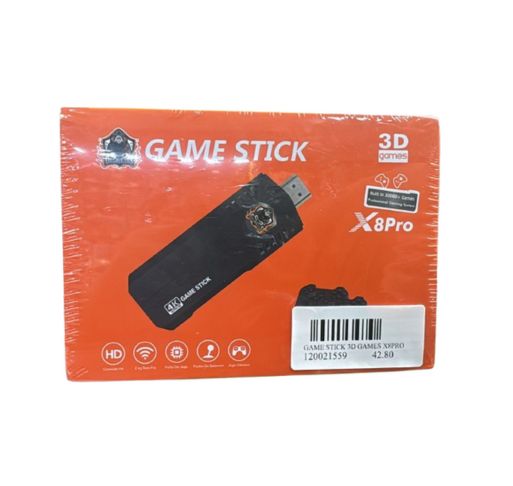 Game Stick 3D Games X8PRO – Consola Retro con Emuladores y 3D Games