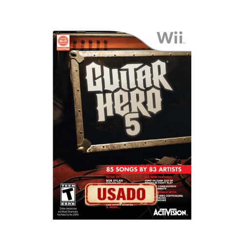 Guitar Hero 5 – Nintendo Wii |  USADO