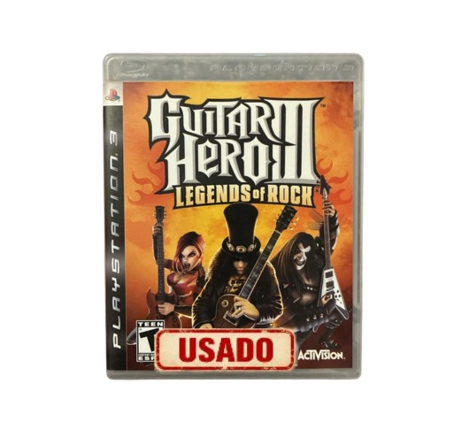 Guitar Hero III: Legends of Rock – PlayStation 3 | Usado