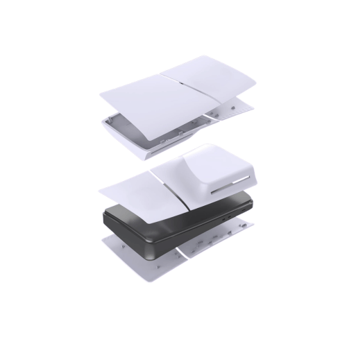 Tapas Blancas para PlayStation 5 Slim – Versión Disco