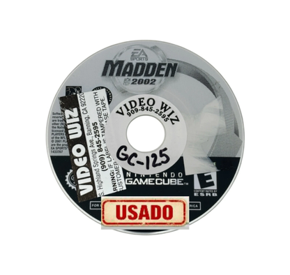 Madden NFL 2002 – Nintendo GameCube | Usado (Solo disco)