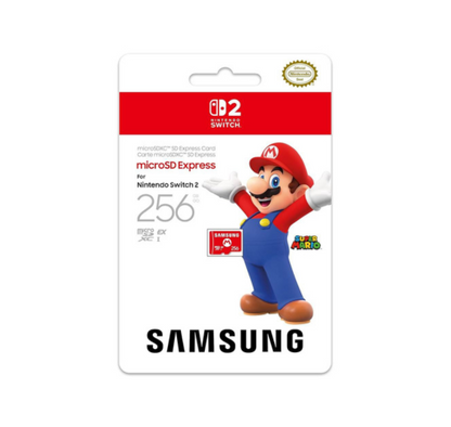 MicroSD Express NSW2 256GB – Memoria para Nintendo Switch 2