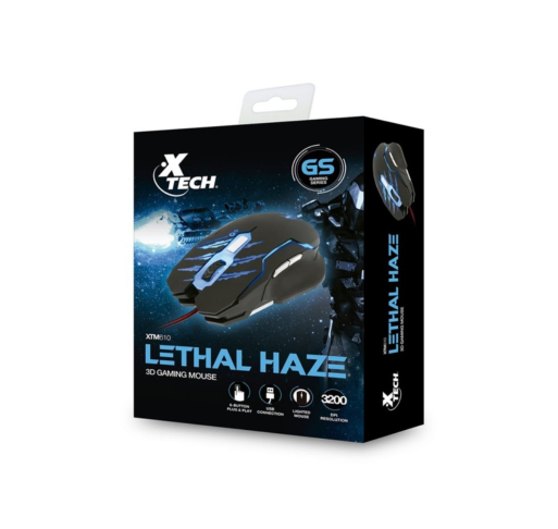 Mouse Gamer Lethal Haze XTM 610 – Precisión extrema para jugadores exigentes