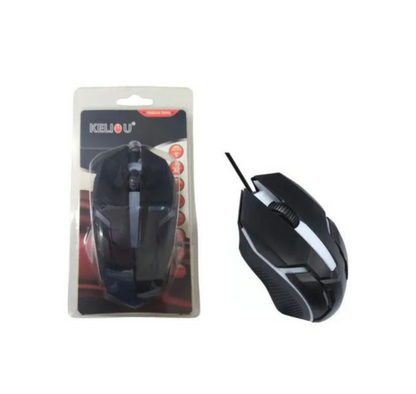 Mouse Keliou JW-1099 con Cable – Precisión y diseño para tu rutina diaria