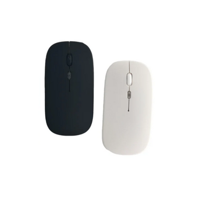 Mouse Inalámbrico – Colores Silvery, Black y Pink