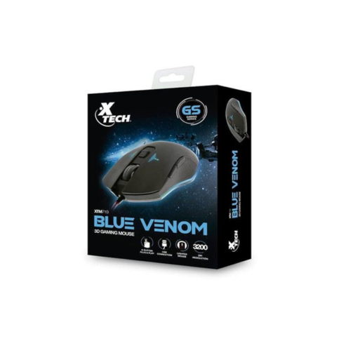 Mouse Gamer Blue Venom XTM 710 – Potencia, velocidad y diseño letal