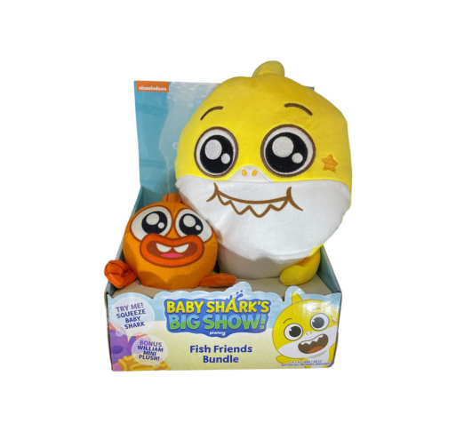 Peluche Baby Sharks Fish Friends Bundle – Set Coleccionable