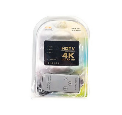 Splitter HDMI 3x1 4K*2K Zoecan con Cargador