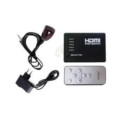 Splitter HDMI 5x1 4K*2K Zoecan con Cargador