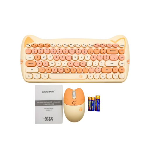 Teclado Geezer – Retro Clicky con RGB Anaranjado