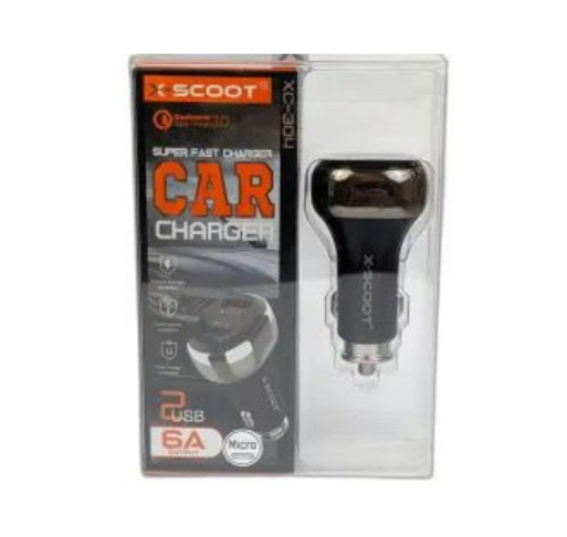 X-SCOOT XC-304 USB/USB – Cargador para Carro