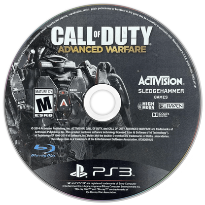 Call of Duty Advanced Warfare para PlayStation 3 - disco