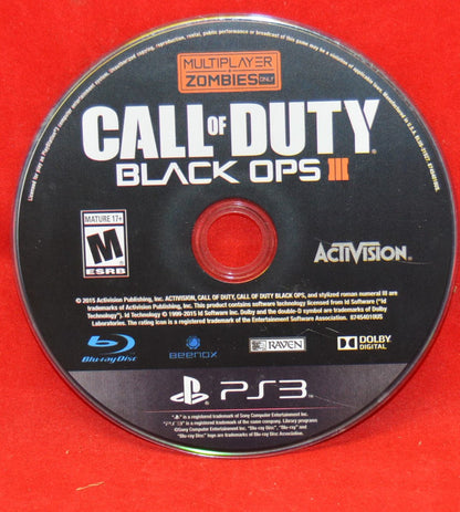 Call of Duty Black Ops III para PlayStation 3 - disco