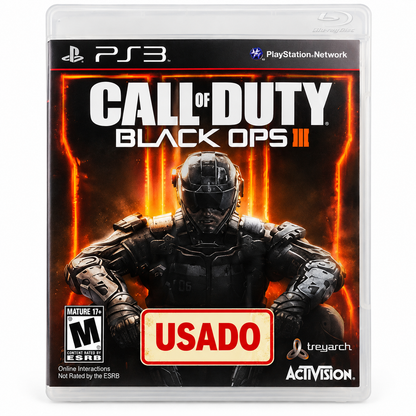 Call of Duty Black Ops III usado para PlayStation 3 - portada
