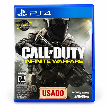 Call of Duty Infinite Warfare PlayStation 4 usado portada principal fondo blanco