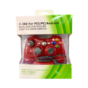 Control X-360 para PS3/PC/Android - Rojo