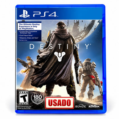 Destiny PS4 usado portada frontal centrada con etiqueta USADO
