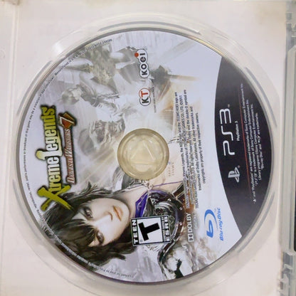 Fotografía real del disco de Dynasty Warriors 7 Xtreme Legends para PlayStation 3 usado
