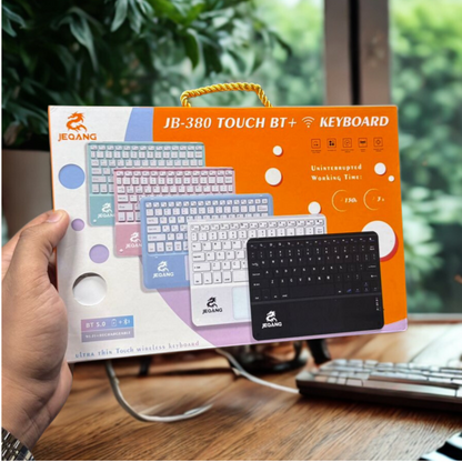 BT Touchpad Keyboard JB-380 Black – Teclado Bluetooth Inalámbrico con Panel Táctil