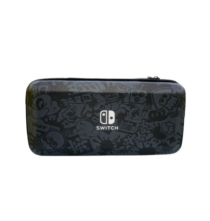 Estuche Mediano Splatoon Negro – Compatible con Nintendo Switch 1 - Oled
