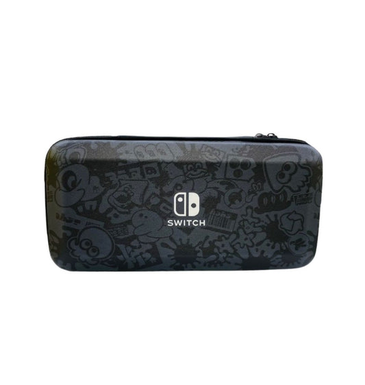 Estuche Mediano Splatoon Negro – Compatible con Nintendo Switch 1 - Oled