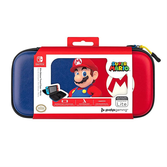 Case Travel - Nintendo Switch - Super Mario Red And Blue