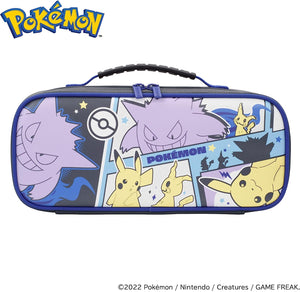 Case Travel - Pokemon - Pikachu, Gengar, & Mimikyu - Nintendo Switch