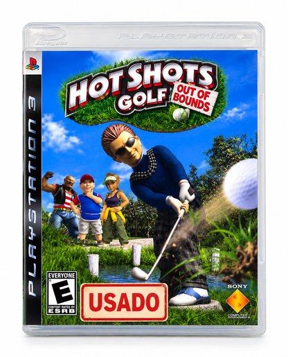 Hot Shots Golf Out of Bounds usado para PlayStation 3 - portada