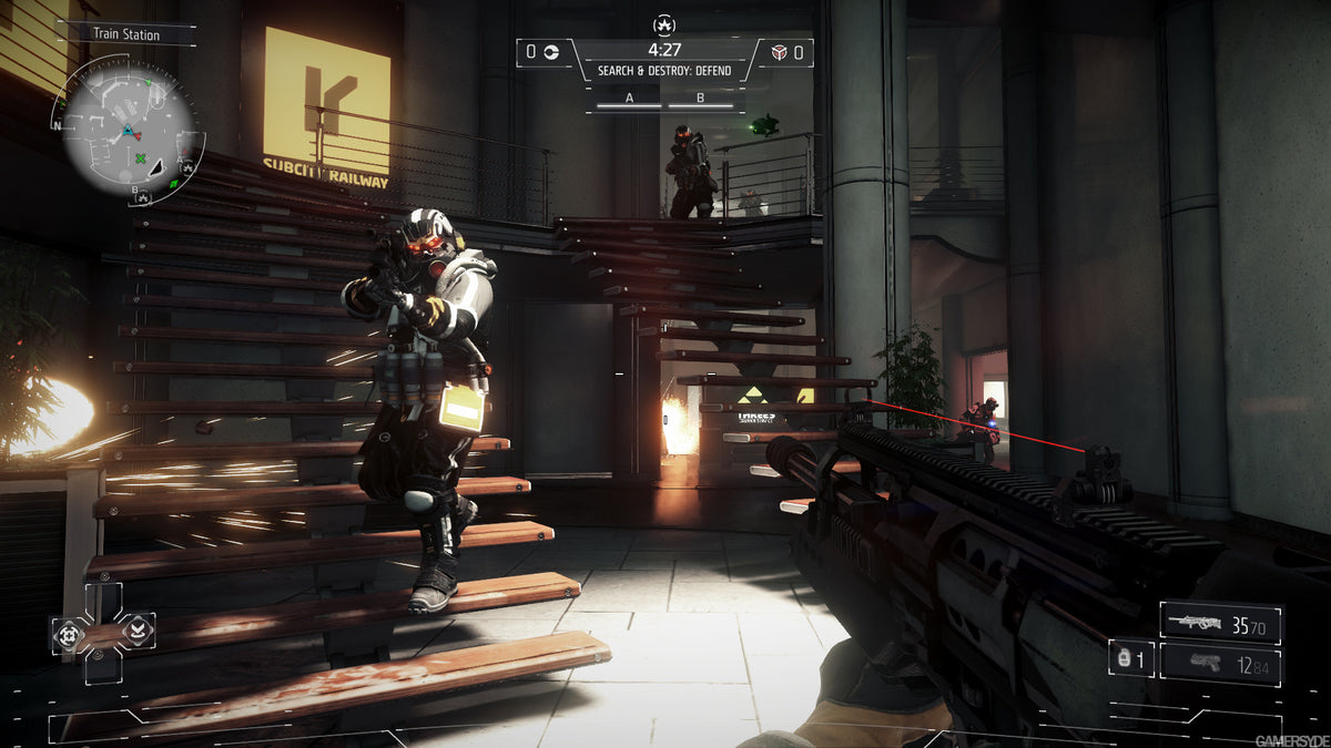 Killzone Shadow Fall PS4 escena de combate multijugador