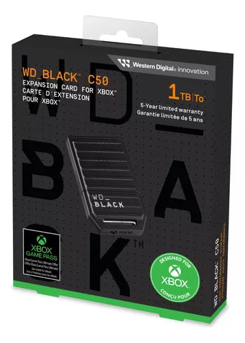 Disco duro externo WD_BLACK C50 de 1TB para Xbox Series X|S