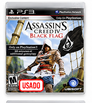 Assassin's Creed IV PlayStation 3 usado - portada