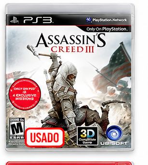 Assassin's Creed III PlayStation 3 usado - portada