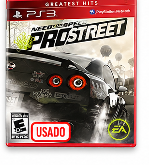 Need for Speed ProStreet PlayStation 3 usado - portada