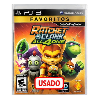 Ratchet & Clank All 4 One usado para PlayStation 3 - portada