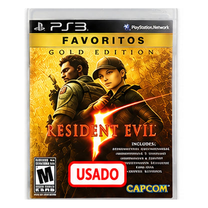 Resident Evil 5 Gold Edition usado para PlayStation 3 - portada