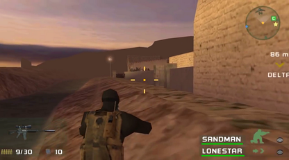 SOCOM Fireteam Bravo PSP misión en complejo militar
