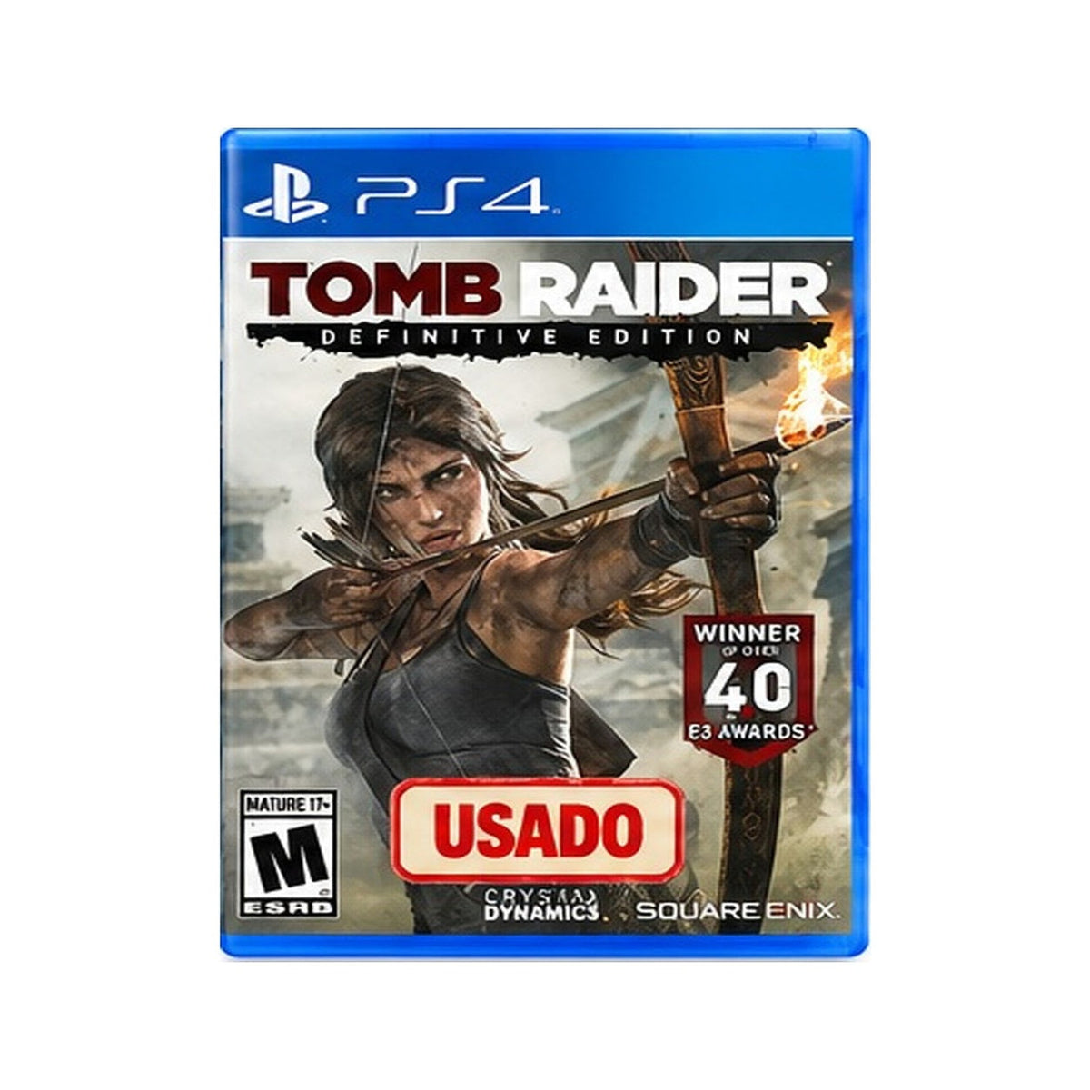 Tomb Raider: Definitive Edition – PlayStation 4 | Usado portada correcta PS4 usado fondo blanco