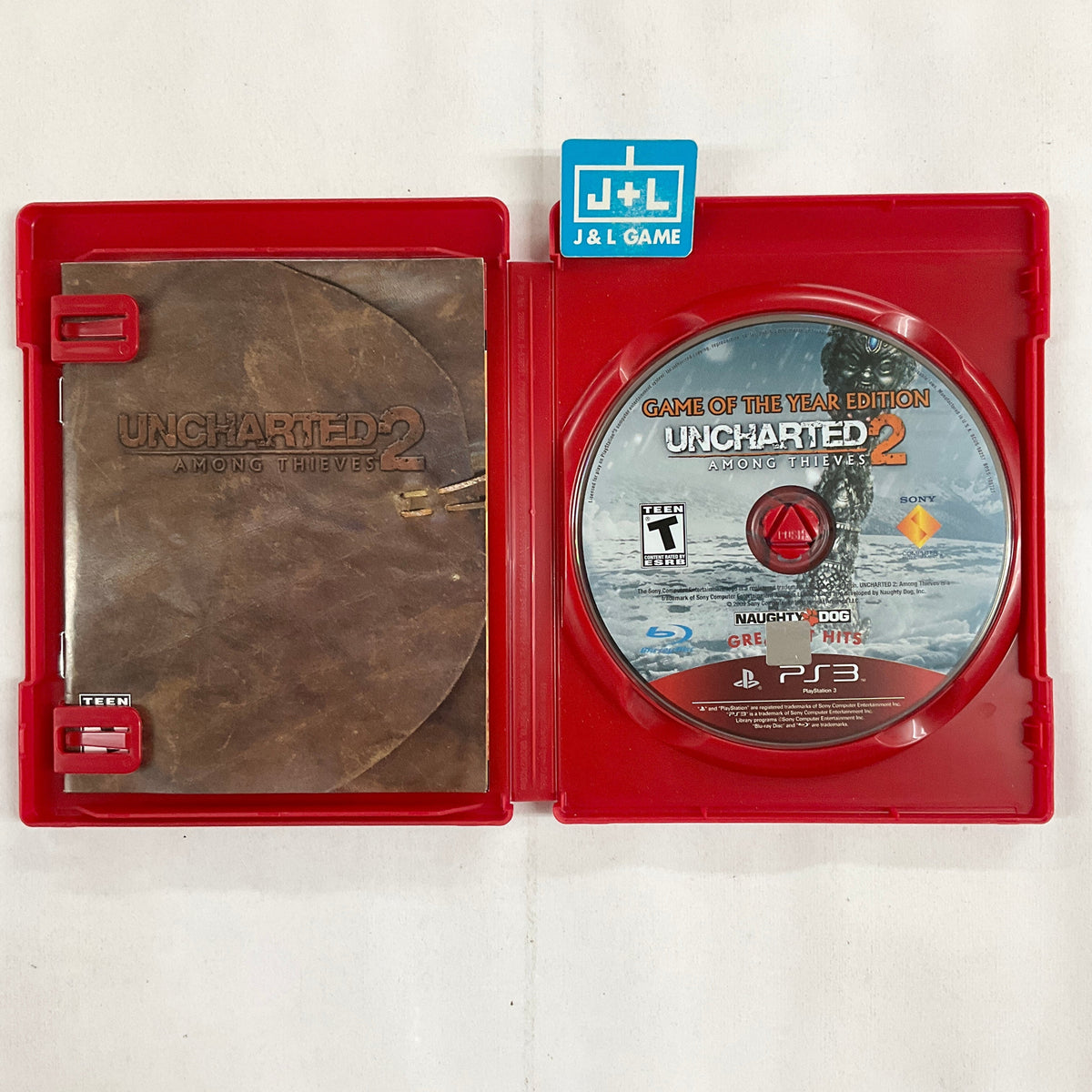 Uncharted 2 Among Thieves Game of the Year Edition para PlayStation 3 - disco